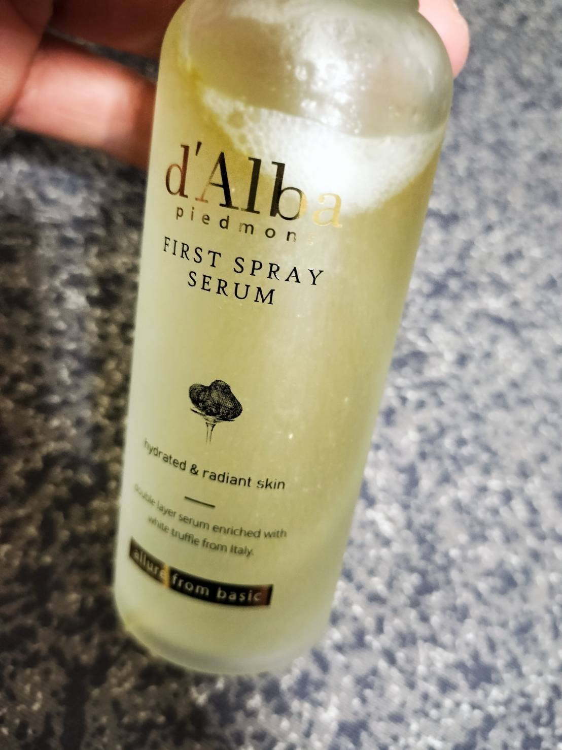 ダルバ ホワイトトリュフファーストスプレーセラム/ダルバ/ミスト状化粧水を使ったクチコミ(3枚目)
