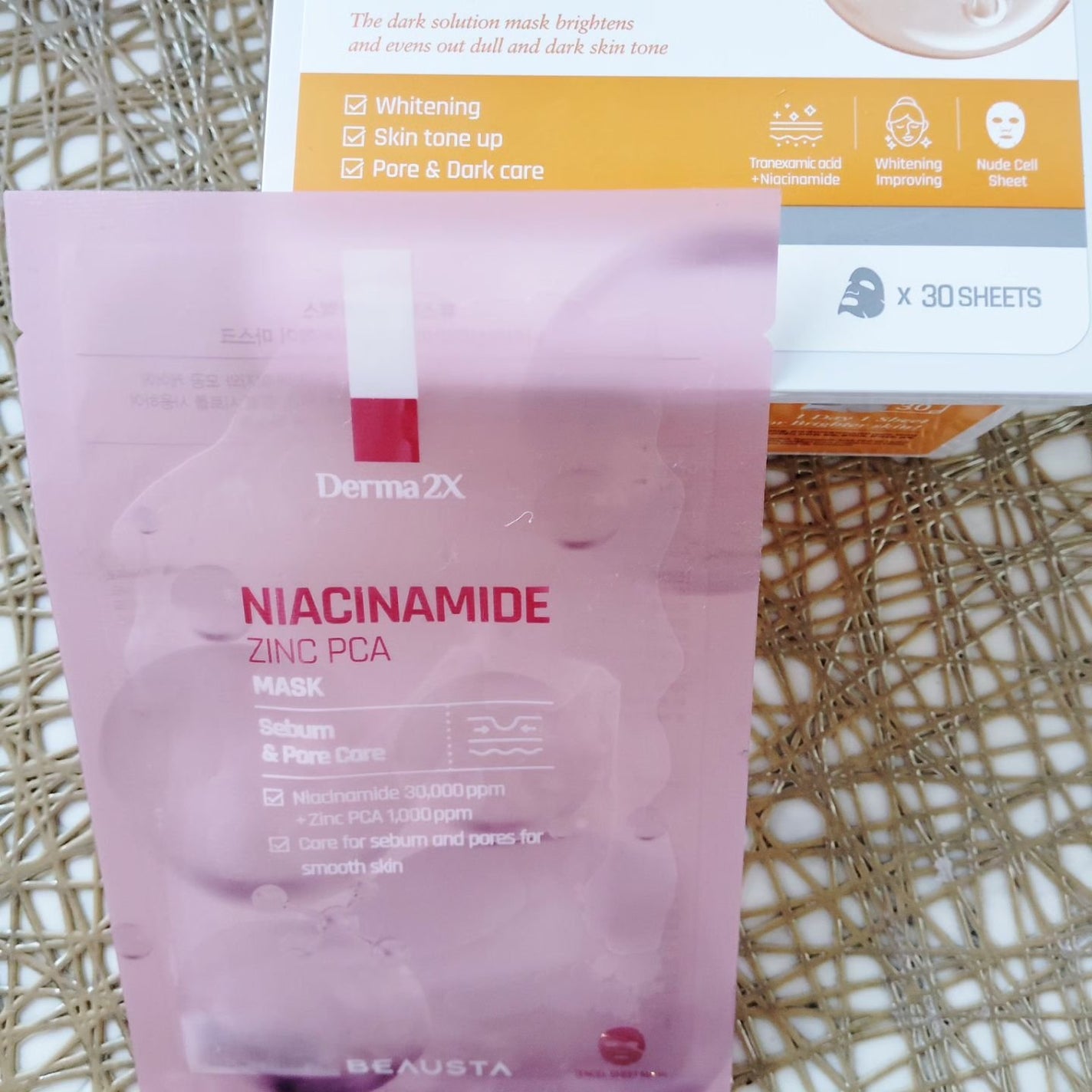 ダーマ2Xナイアシンアミド亜鉛PCAマスク/BEAUSTA/シートマスク・パックを使ったクチコミ(5枚目)