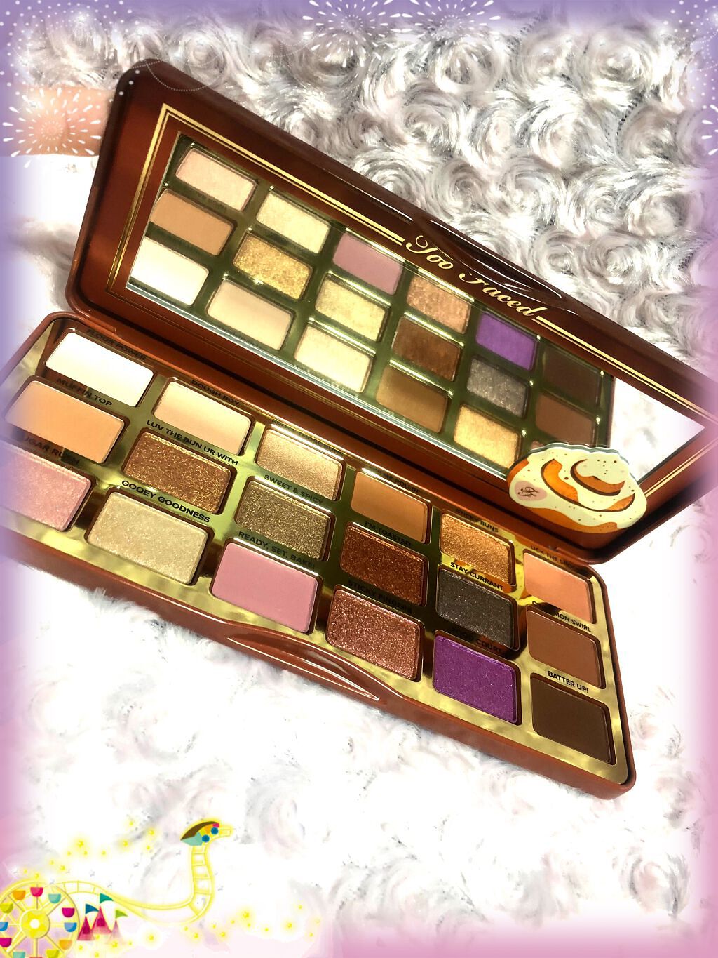 シナモン スワール アイシャドウ パレット/Too Faced/アイシャドウパレットを使ったクチコミ（2枚目）