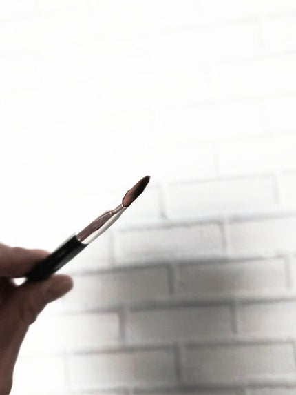 ダブルエンドアイブロウブラシ熊野筆/&be/メイクブラシを使ったクチコミ(4枚目)