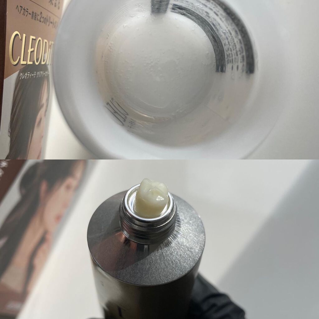 クリアリーカラー (白髪用) /クレオディーテ/ヘアカラーを使ったクチコミ（3枚目）