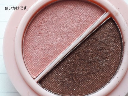 パウダーアイシャドウ ブルーミングキティ/DAISO/アイシャドウパレットを使ったクチコミ(3枚目)