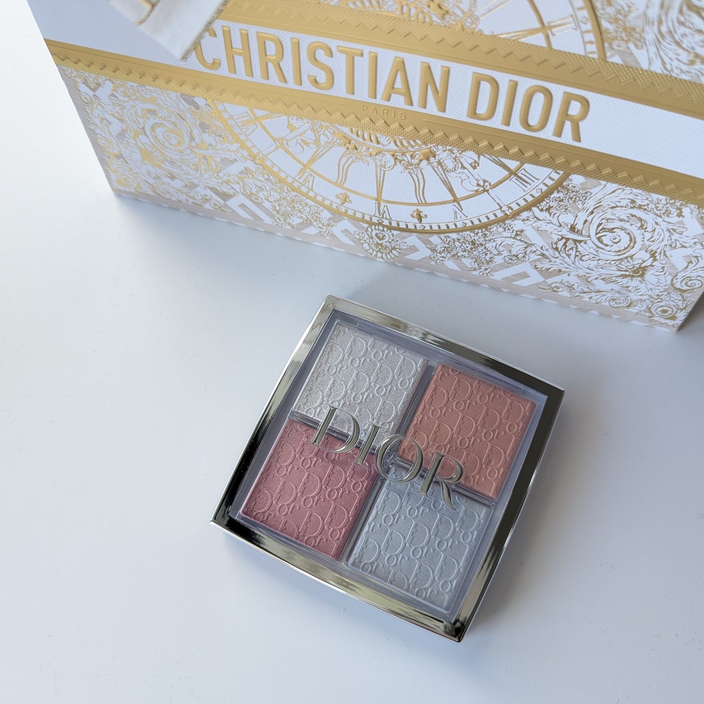 ディオール バックステージ フェイス グロウ パレット/Dior/ハイライトを使ったクチコミ(2枚目)