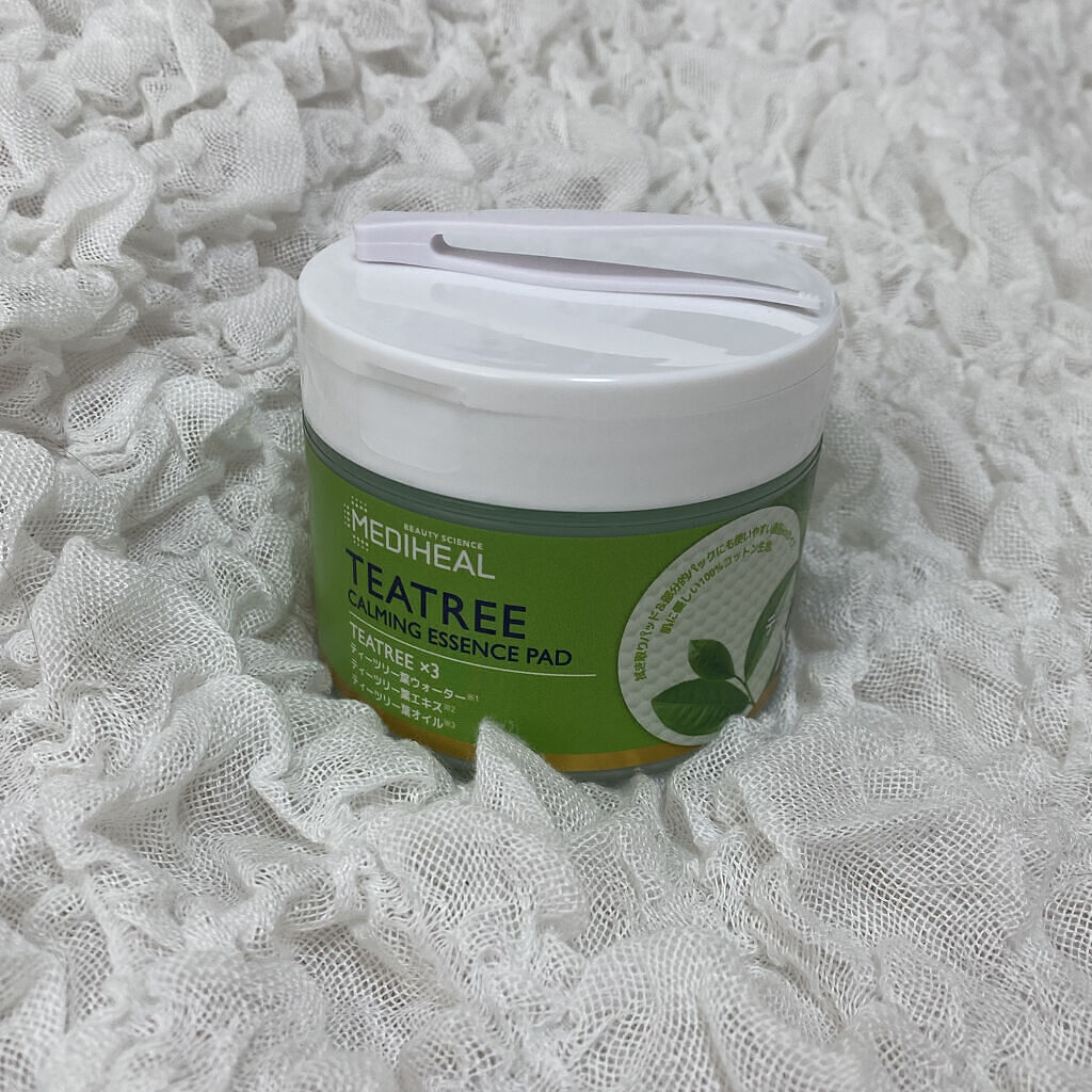 ティーツリーカーミングエッセンスパッド/MEDIHEAL/トナーパッドを使ったクチコミ（1枚目）