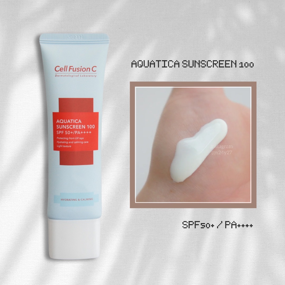 アクアティカサンスクリーン100/Cell Fusion C(セルフュージョンシー)/日焼け止めクリームを使ったクチコミ（3枚目）