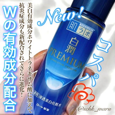 白潤プレミアム薬用浸透美白化粧水/肌ラボ/化粧水を使ったクチコミ（1枚目）