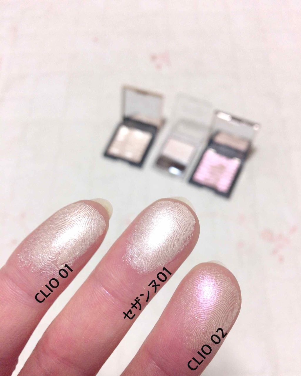 パールグロウハイライト/CEZANNE/パウダーハイライトを使ったクチコミ（2枚目）