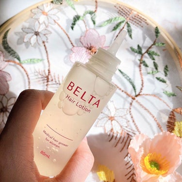 BELTA(ベルタ) ベルタ ヘアローションのクチコミ「BELTA
ベルタヘアローション

女性特有の髪や頭皮悩みに特化した
薬用育毛剤使ってみたよ💇.....」（3枚目）