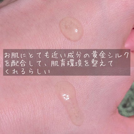 ゴールデンシルク ピュアセラム/MAYUNA/美容液を使ったクチコミ(3枚目)