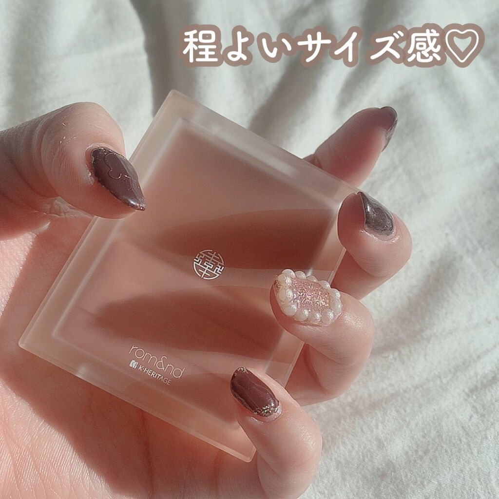 シースルーメルティングチーク/rom&nd/ジェル・クリームチークを使ったクチコミ（3枚目）