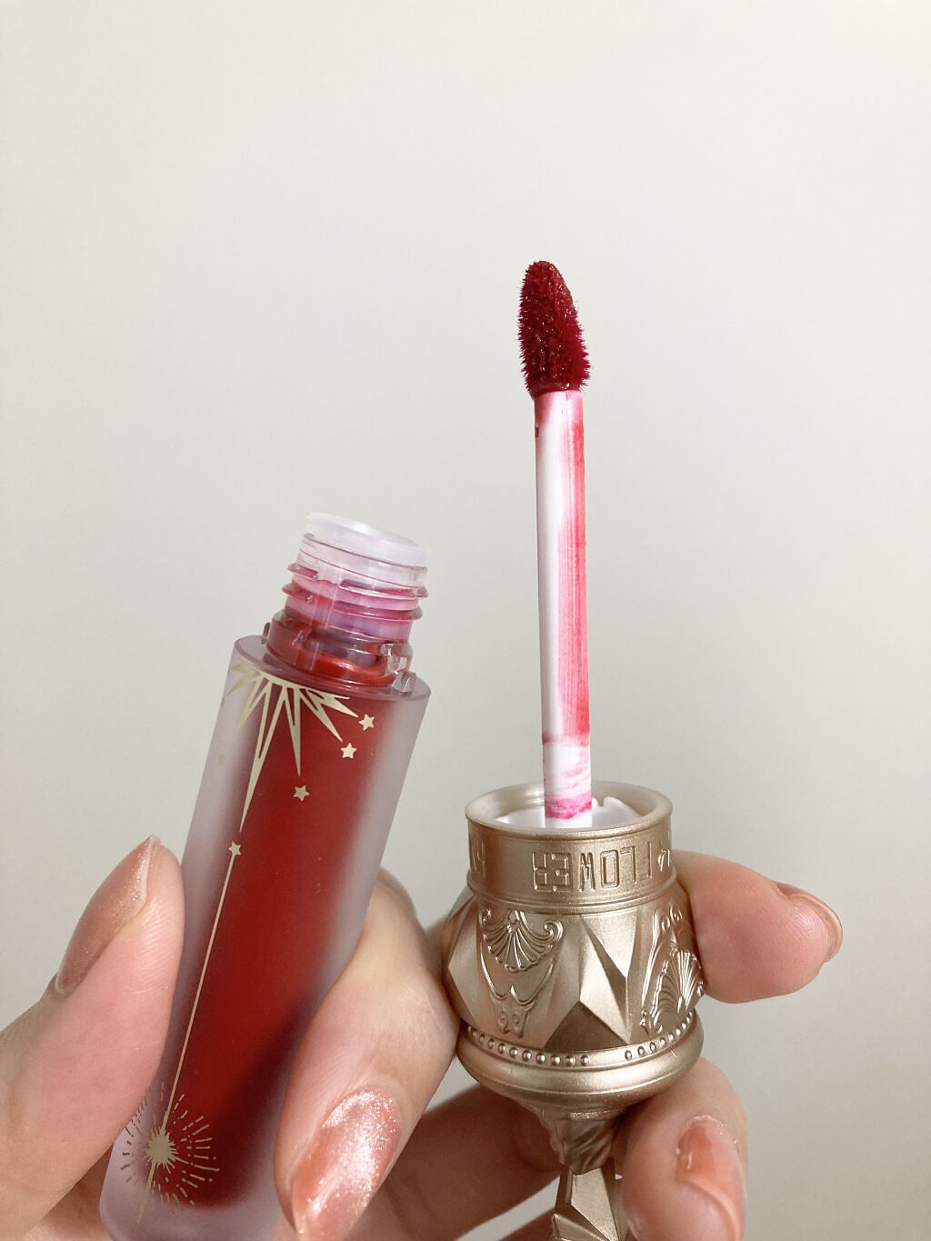 ユニコーンシリーズ マジックワンドルージュ クランベリー(小紅苺)/FlowerKnows/口紅を使ったクチコミ（2枚目）