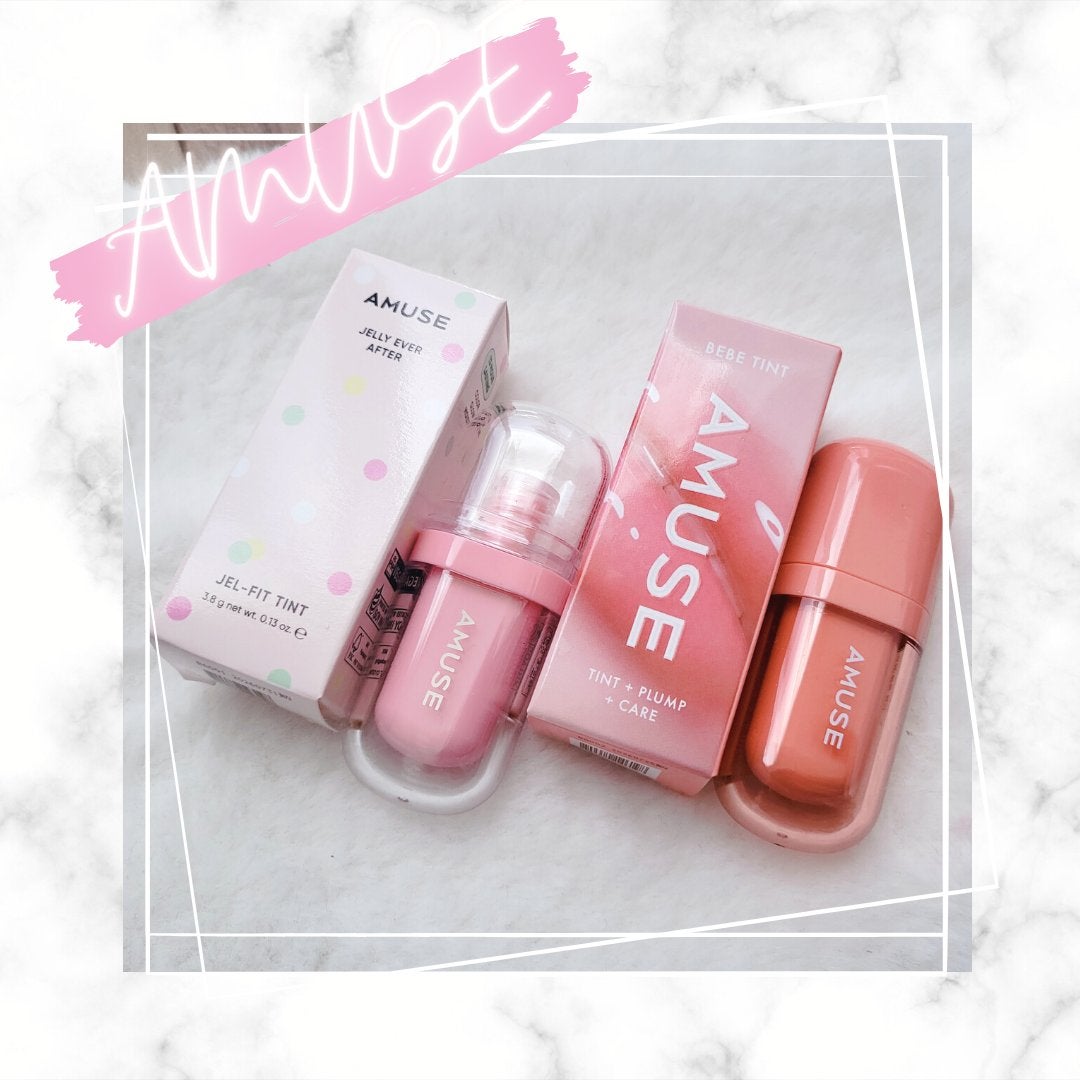 AMUSEのリップティント ジェルフィットティント&べべティントを AMUSEのリップティント ジェルフィットティント&べべティントを