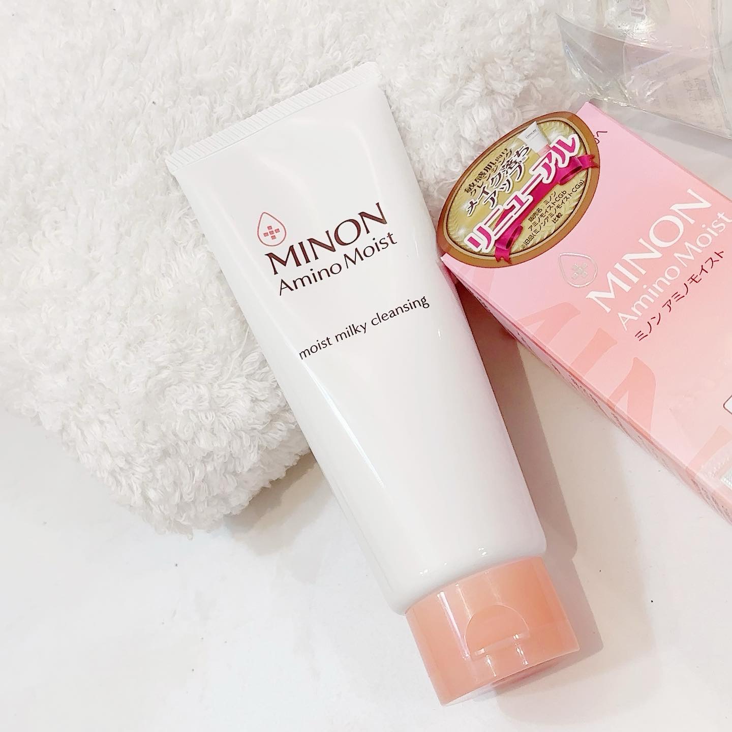 ミノン アミノモイスト モイストミルキィ クレンジング/ミノン/ミルククレンジングを使ったクチコミ（2枚目）