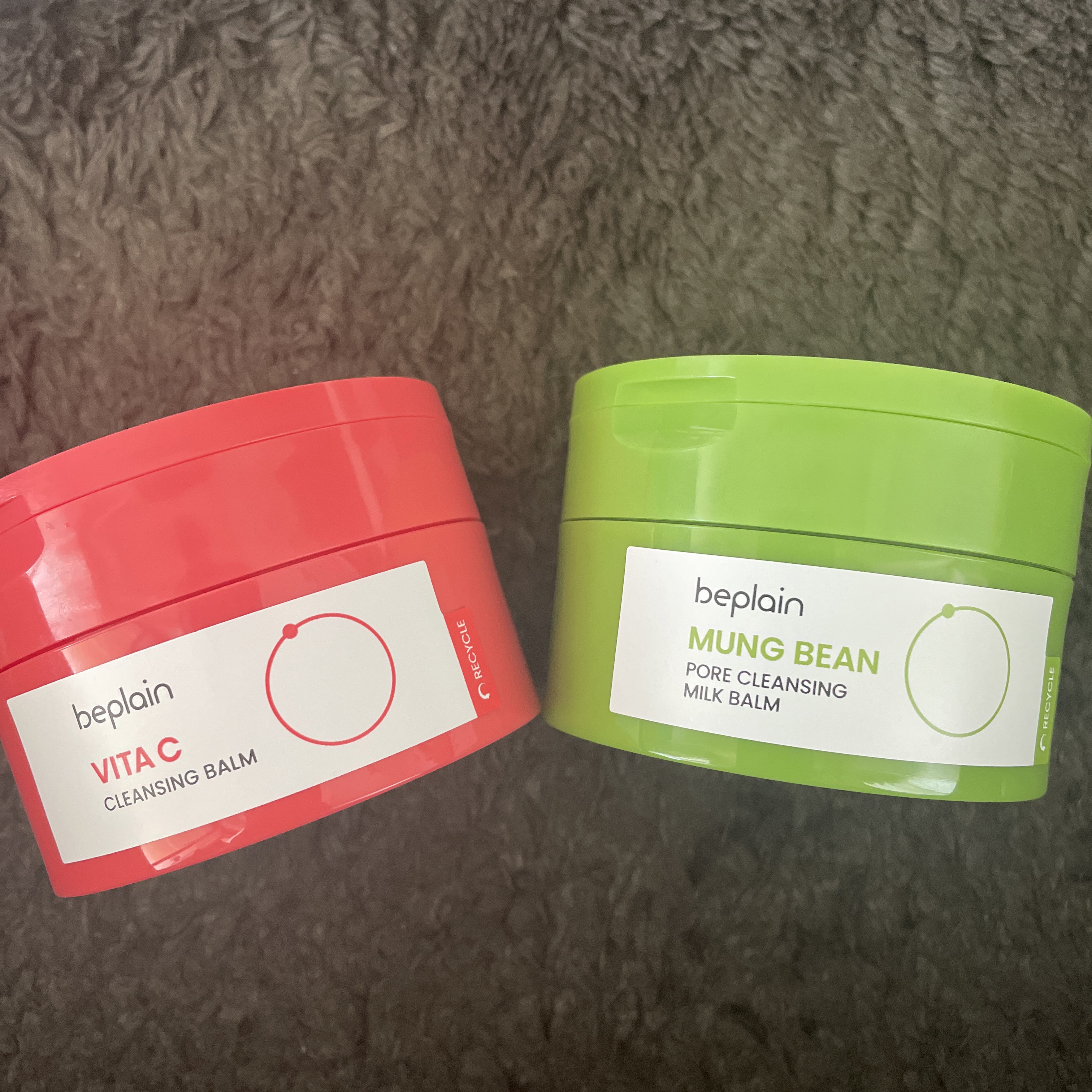 緑豆毛穴クレンジングミルクバーム/beplain/クレンジングバームを使ったクチコミ（1枚目）