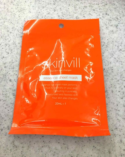 エッセンスシートマスク/skinvill/シートマスク・パックを使ったクチコミ(1枚目)