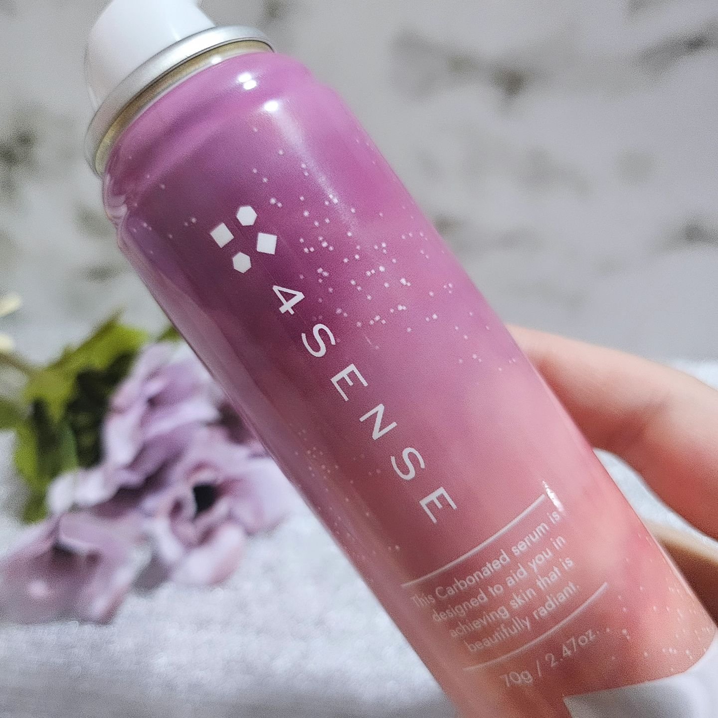 フォーセンス　炭酸生クリームセラム/4SENSE/美容液を使ったクチコミ（2枚目）