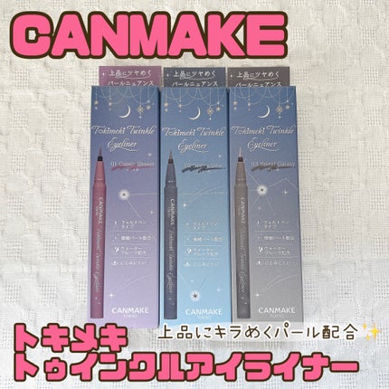 トキメキトゥインクルアイライナー/キャンメイク/リキッドアイライナーを使ったクチコミ(1枚目)