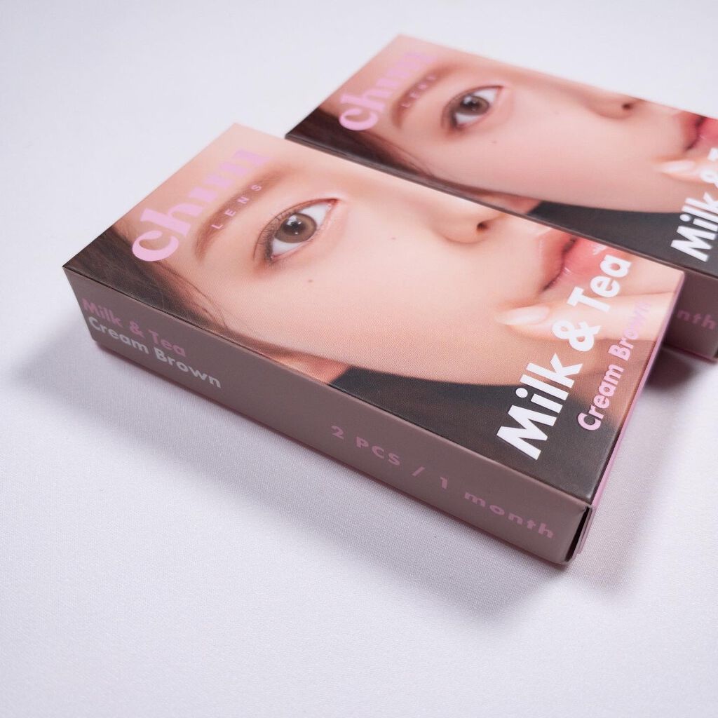 chuuLENS Milk&Tea 1day/chuu LENS/ワンデー(1DAY)カラコンを使ったクチコミ(5枚目)