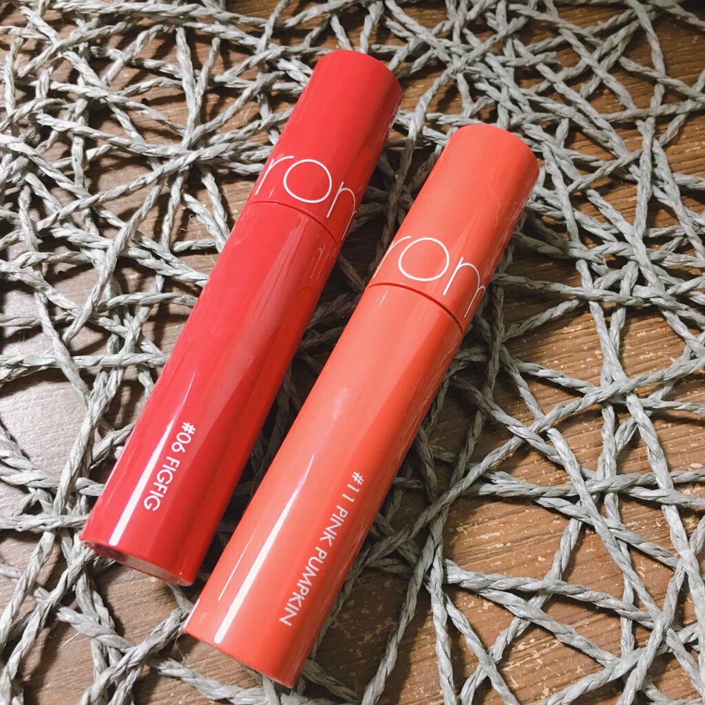 ジューシーラスティングティント/rom&nd/リップティントを使ったクチコミ（1枚目）