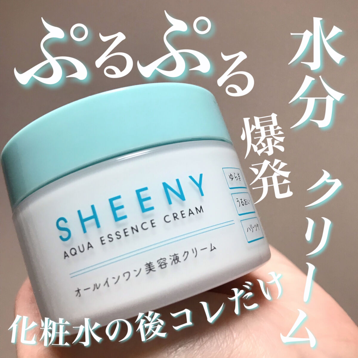 アクアエッセンスクリーム/SHEENY/フェイスクリームを使ったクチコミ（1枚目）