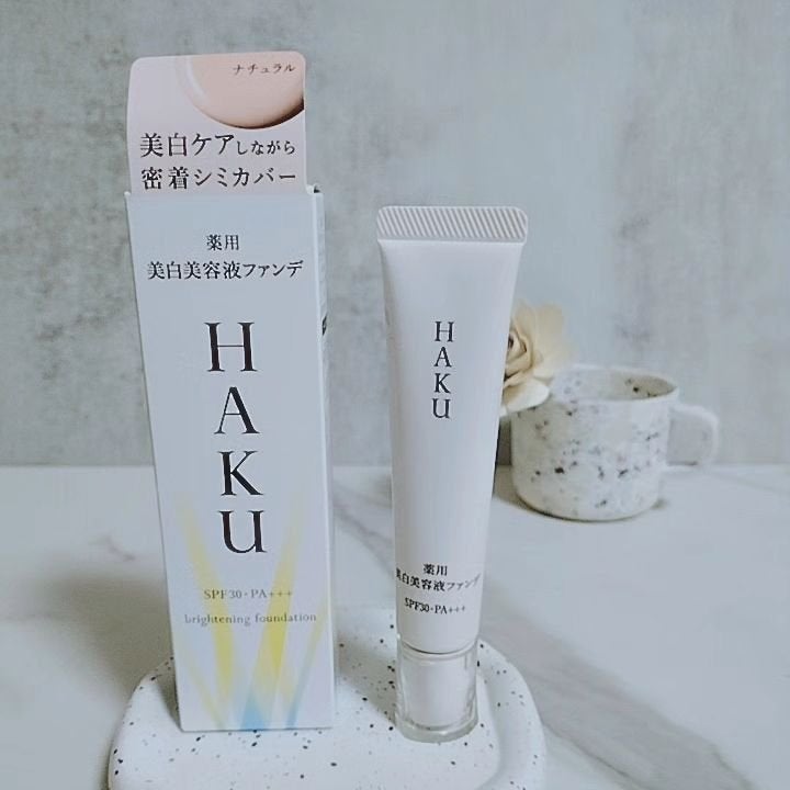 薬用 美白美容液ファンデ(医薬部外品)/HAKU/クリーム・エマルジョンファンデーションを使ったクチコミ(2枚目)