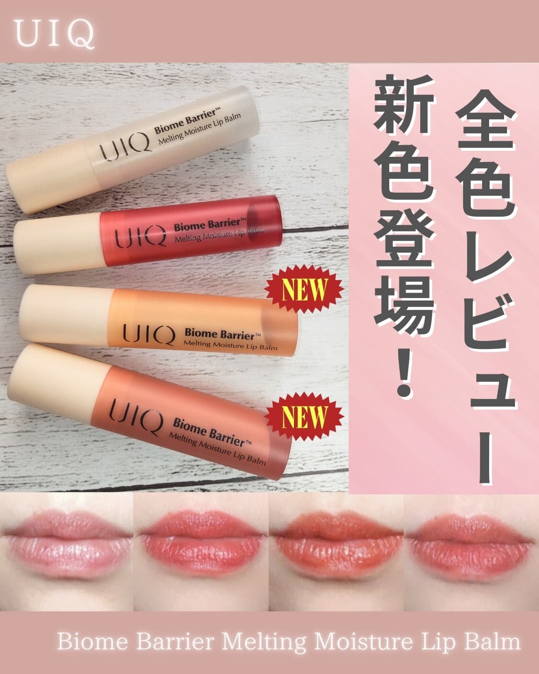 バイオームバリアメルティングモイスチャーリップバーム/UIQ/リップバームを使ったクチコミ（1枚目）