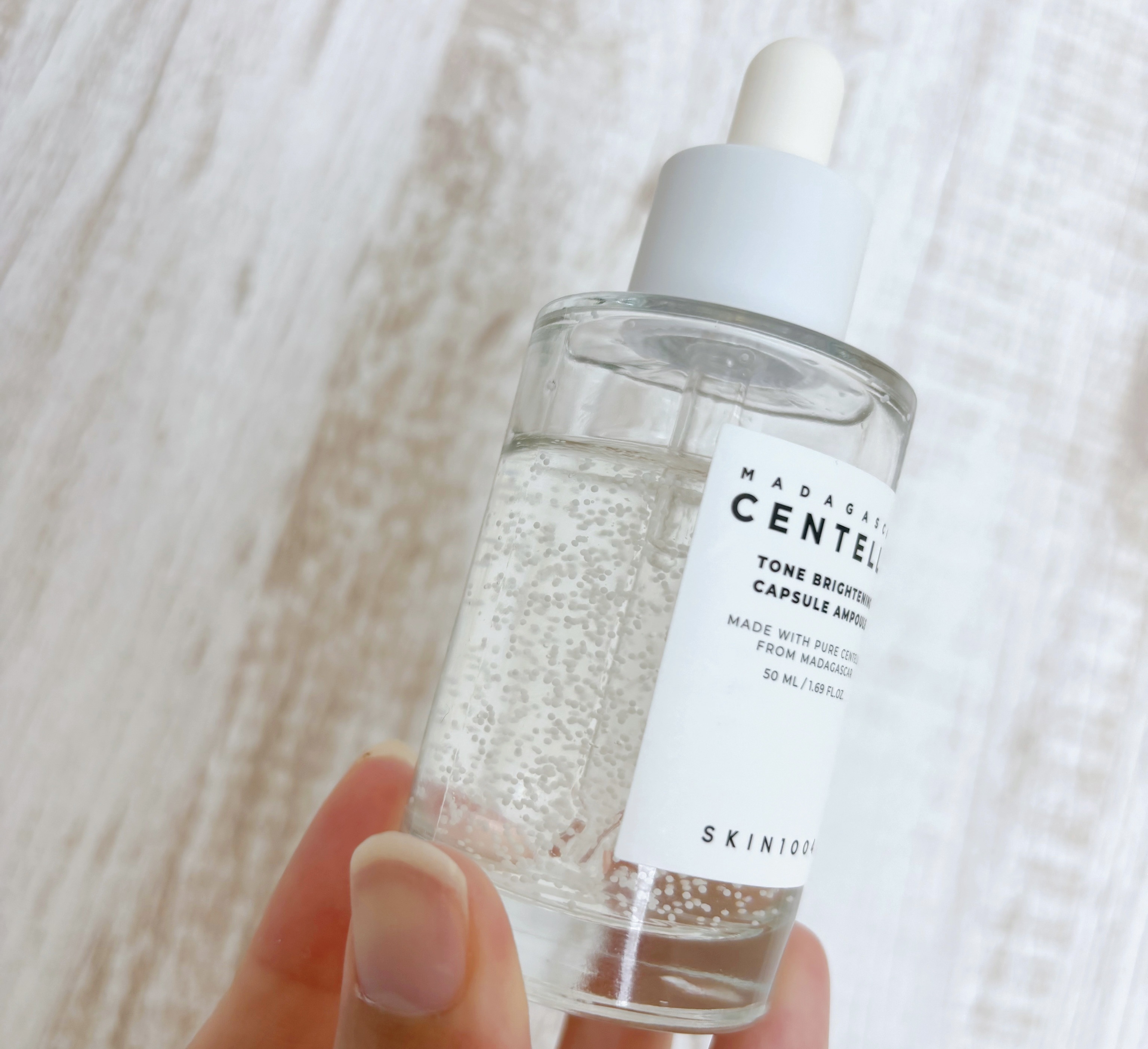 トーンブライトニング カプセルアンプル/SKIN1004/美容液を使ったクチコミ（2枚目）