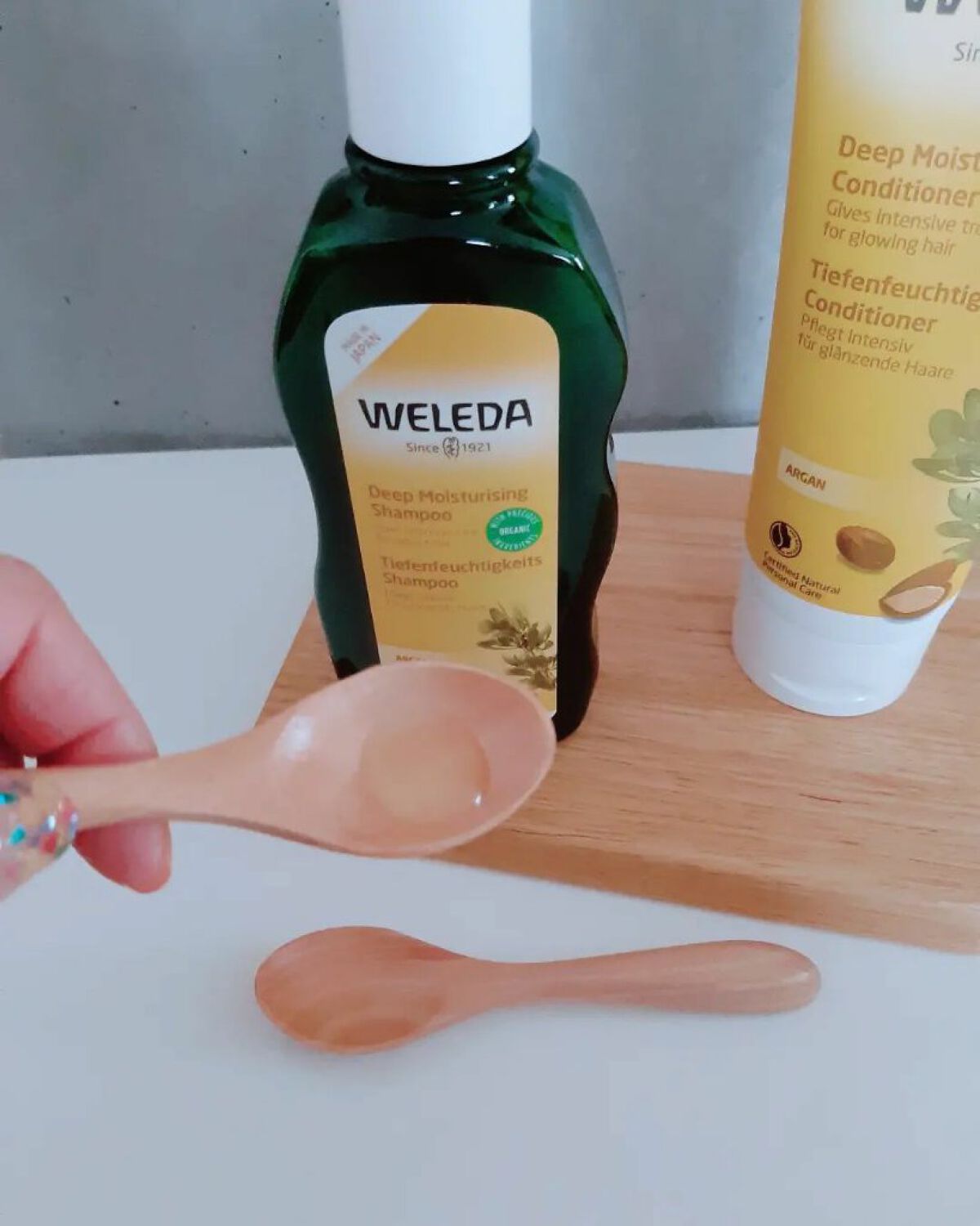 アルガン ヘアシャンプー/ヘアコンディショナー/WELEDA/市販シャンプーを使ったクチコミ(4枚目)