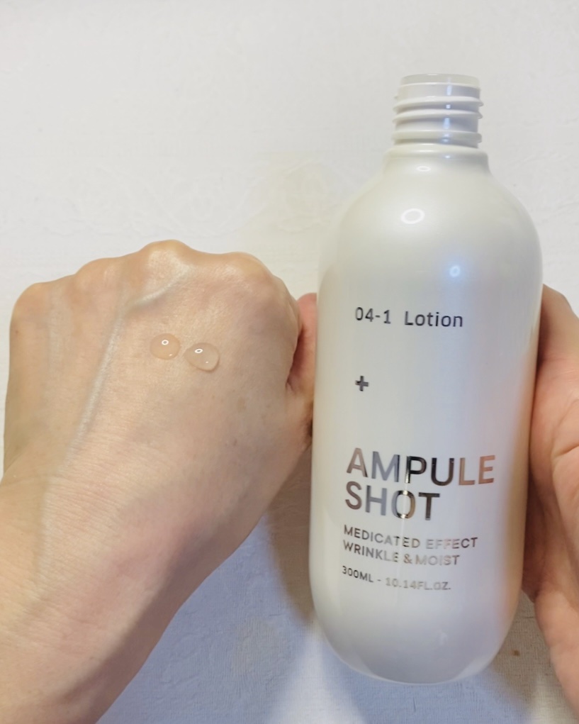 薬用 エフェクト リンクル＆モイスト ローション/AMPULE SHOT/化粧水を使ったクチコミ（2枚目）