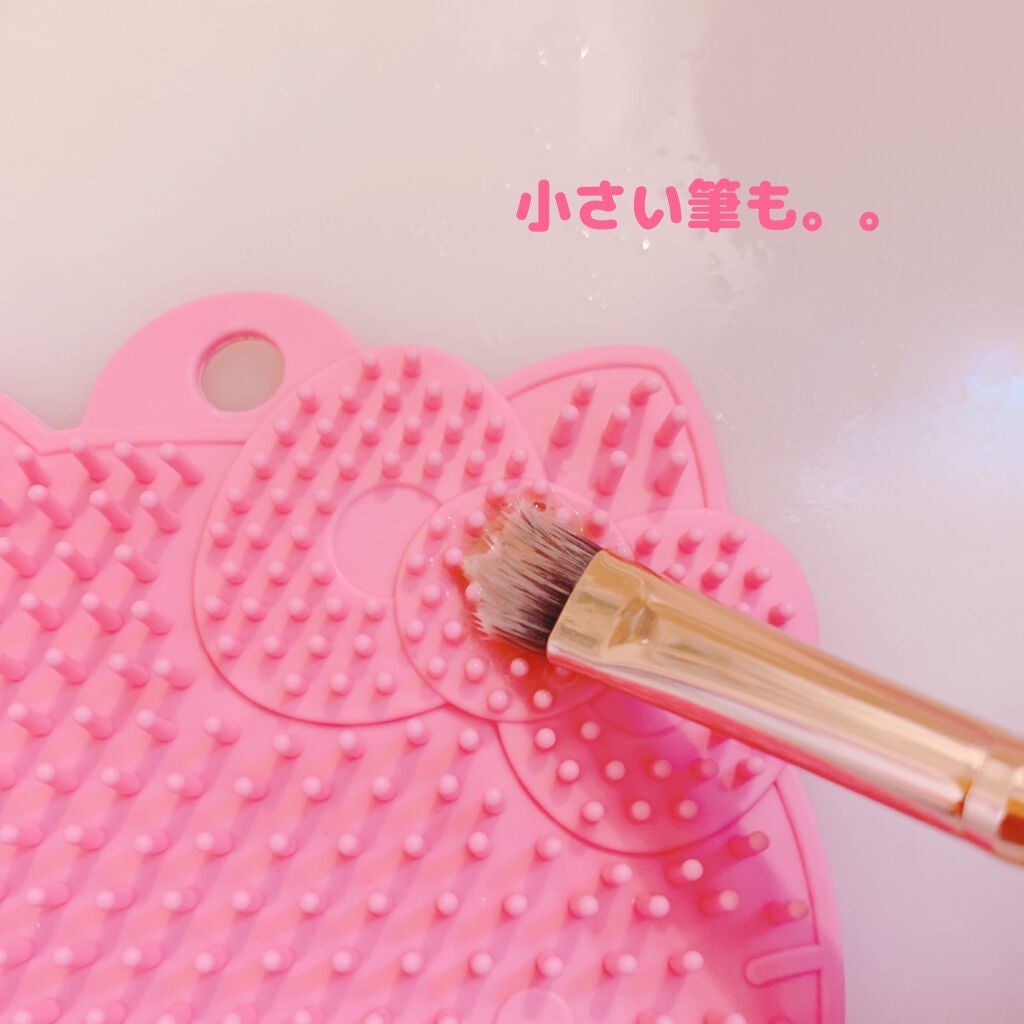 メイクブラシ専用クリーナー/DAISO/その他化粧小物を使ったクチコミ(7枚目)