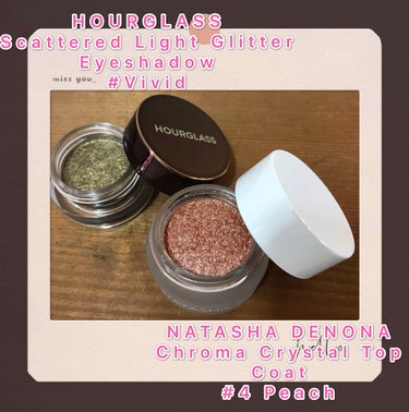 HOURGLASS  Scattered Light Glitter Eyeshadow/HOURGLASS/ジェル・クリームアイシャドウを使ったクチコミ（1枚目）