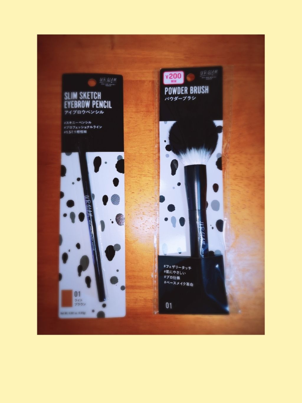 UR GLAM　POWDER BRUSH/U R GLAM/メイクブラシを使ったクチコミ（1枚目）