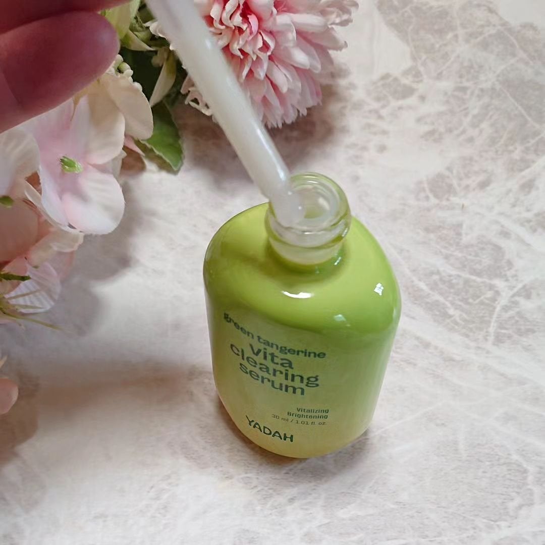 青みかんビタセラム/YADAH/美容液を使ったクチコミ(4枚目)
