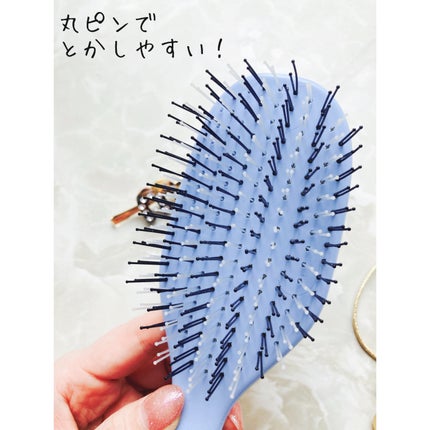 デタングリングブラシ(ウェットヘア用) /マペペ/ヘアブラシを使ったクチコミ(2枚目)