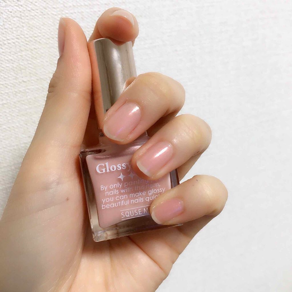 グロッシーコート シェルコート【旧】/スキューズミー/オールインワンネイルを使ったクチコミ（1枚目）