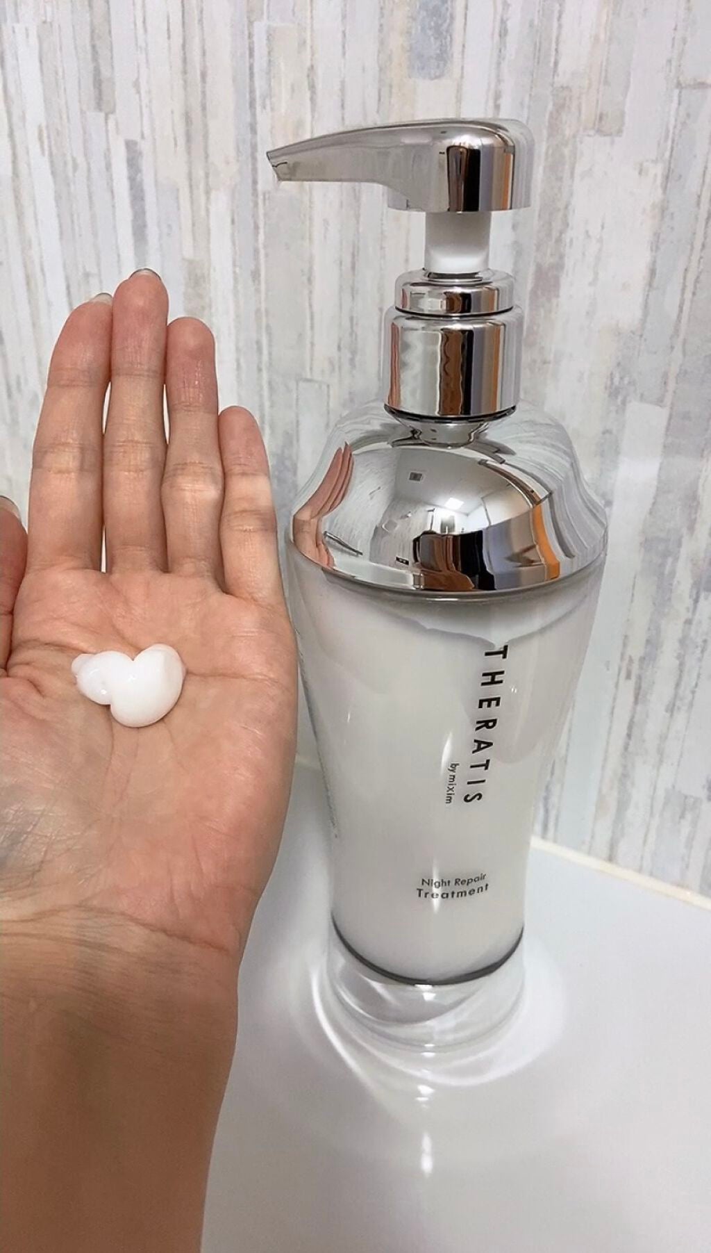 ナイトリペア シャンプー/ヘアトリートメント/THERATIS/シャンプー・コンディショナーを使ったクチコミ(3枚目)