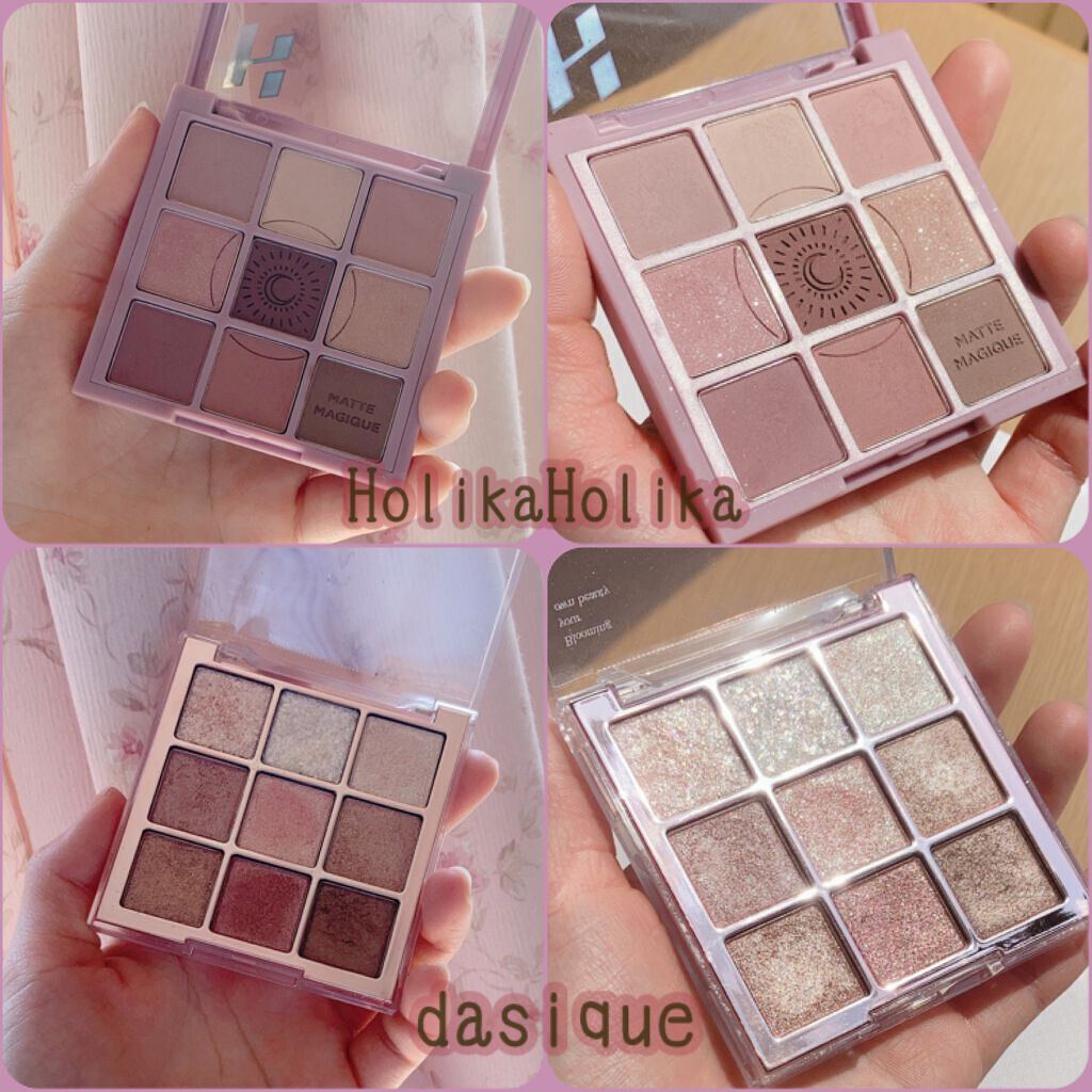 マイフェイブムードアイパレット 9カラー/HOLIKA HOLIKA/アイシャドウパレットを使ったクチコミ（3枚目）