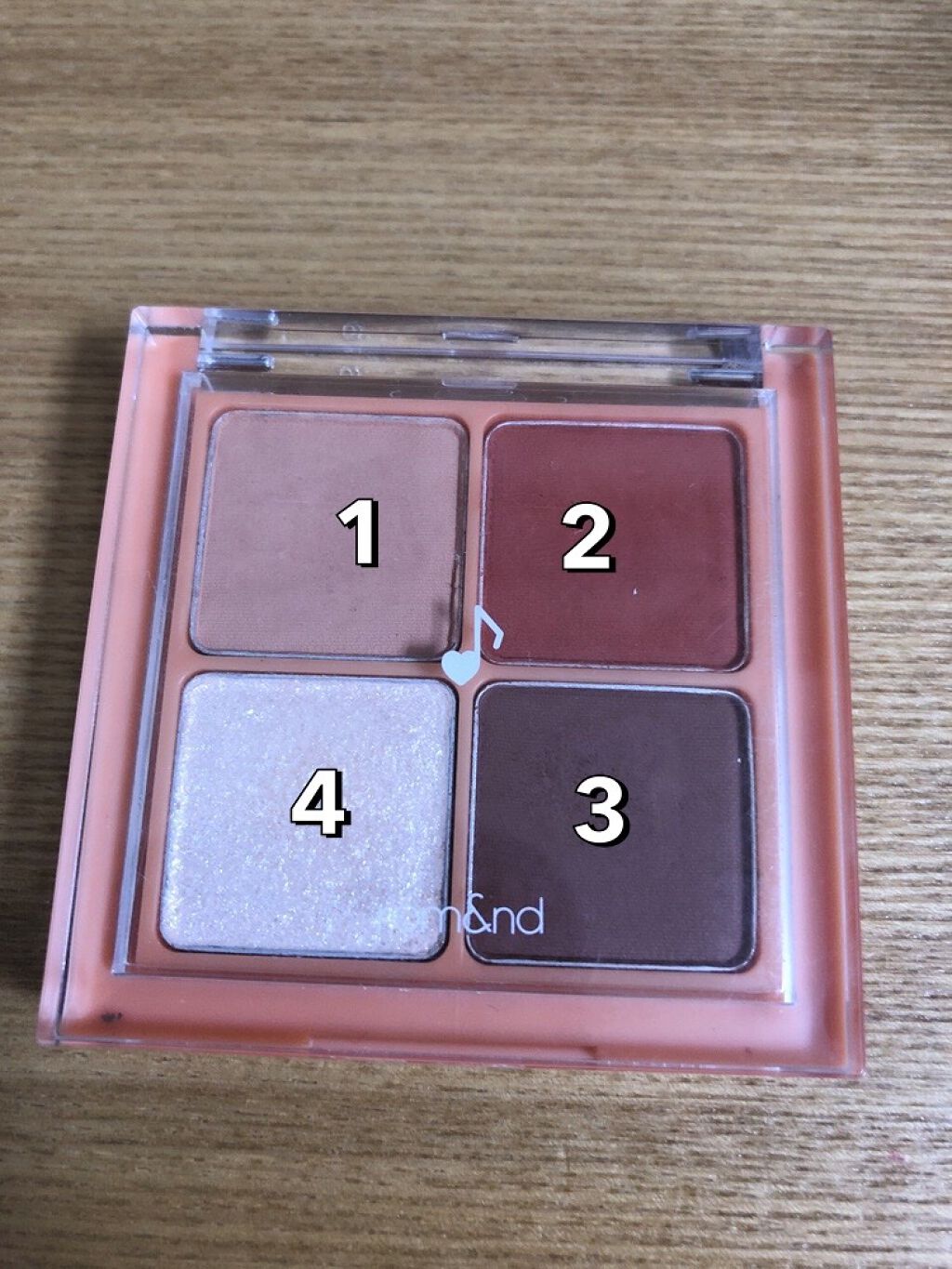 ベターザンアイズ/rom&nd/アイシャドウパレットを使ったクチコミ(1枚目)