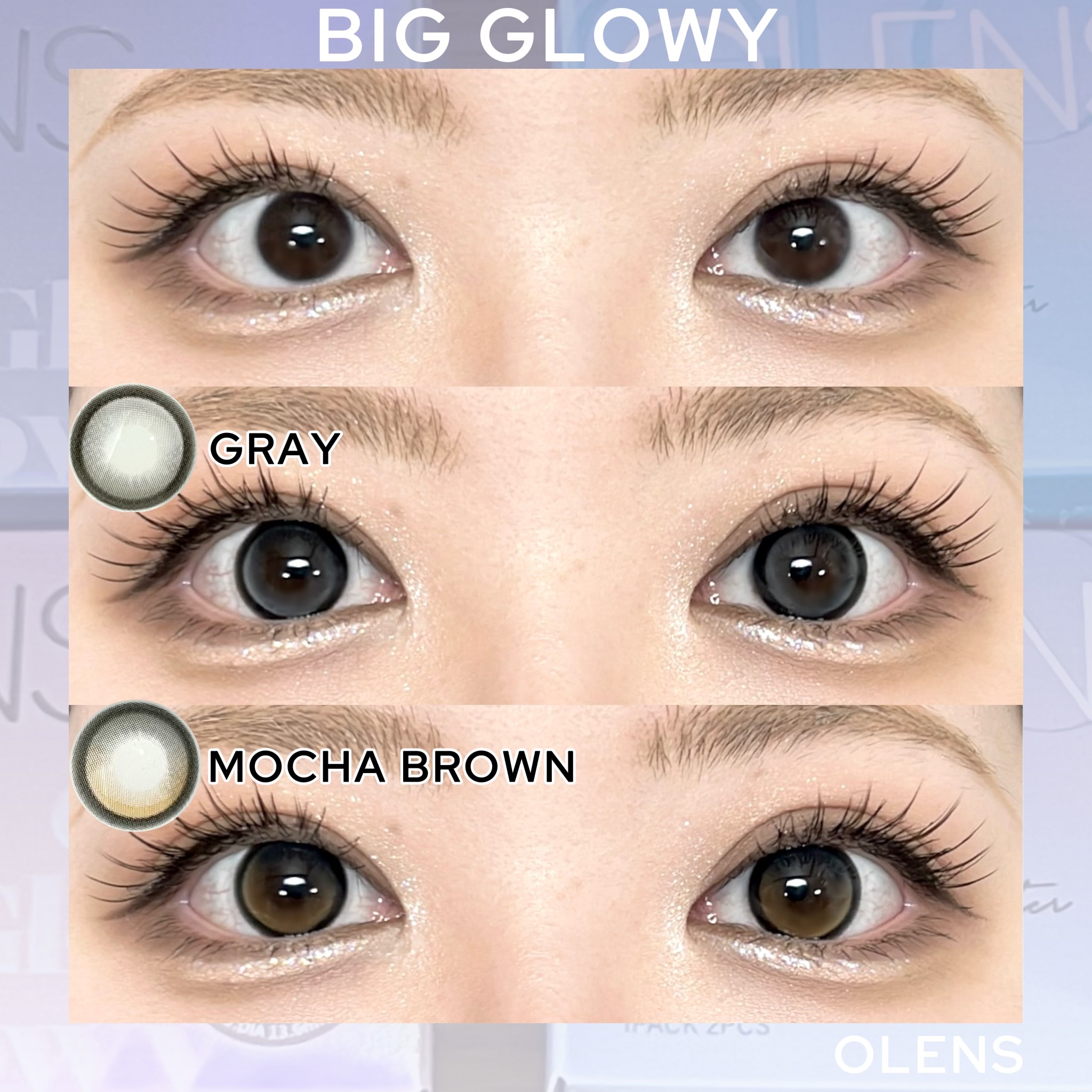 Eyelighter Glowy 1Month/OLENS/カラーコンタクトレンズを使ったクチコミ（2枚目）
