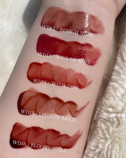 ザ ウォータリー デュー ティント シーズン3/MERZY/リップティントを使ったクチコミ(4枚目)