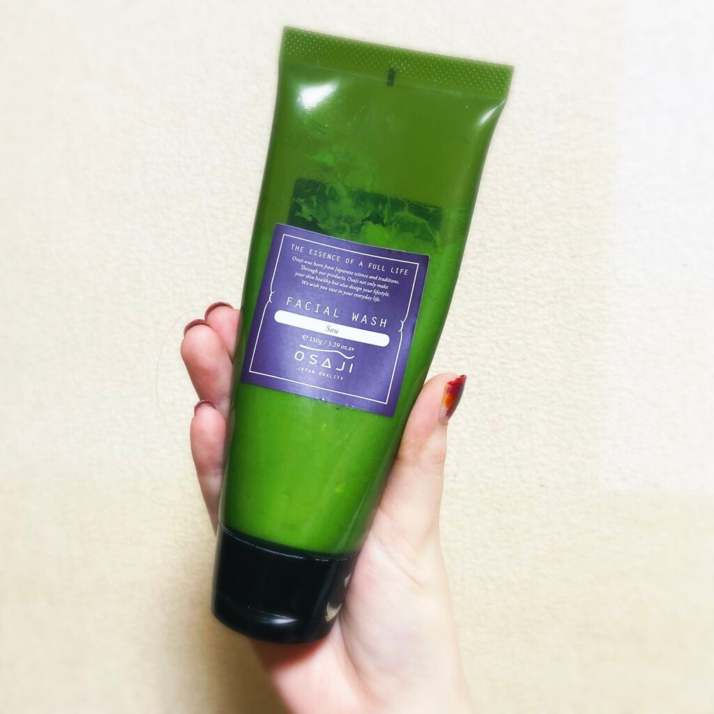 フェイシャルウォッシュ/OSAJI/洗顔フォームを使ったクチコミ(1枚目)