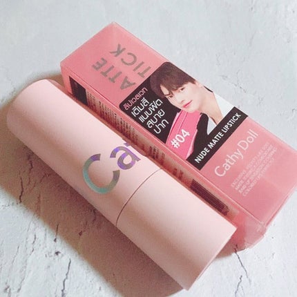 ヌードマットリップスティック/CathyDoll/口紅を使ったクチコミ(3枚目)