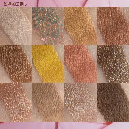 Hexze 12色 アイシャドウパレット プロアイ パレット アイプランナーパレット メイクパレット 高発色/HEXZE(ヘックスゼ)/アイシャドウパレットを使ったクチコミ(3枚目)