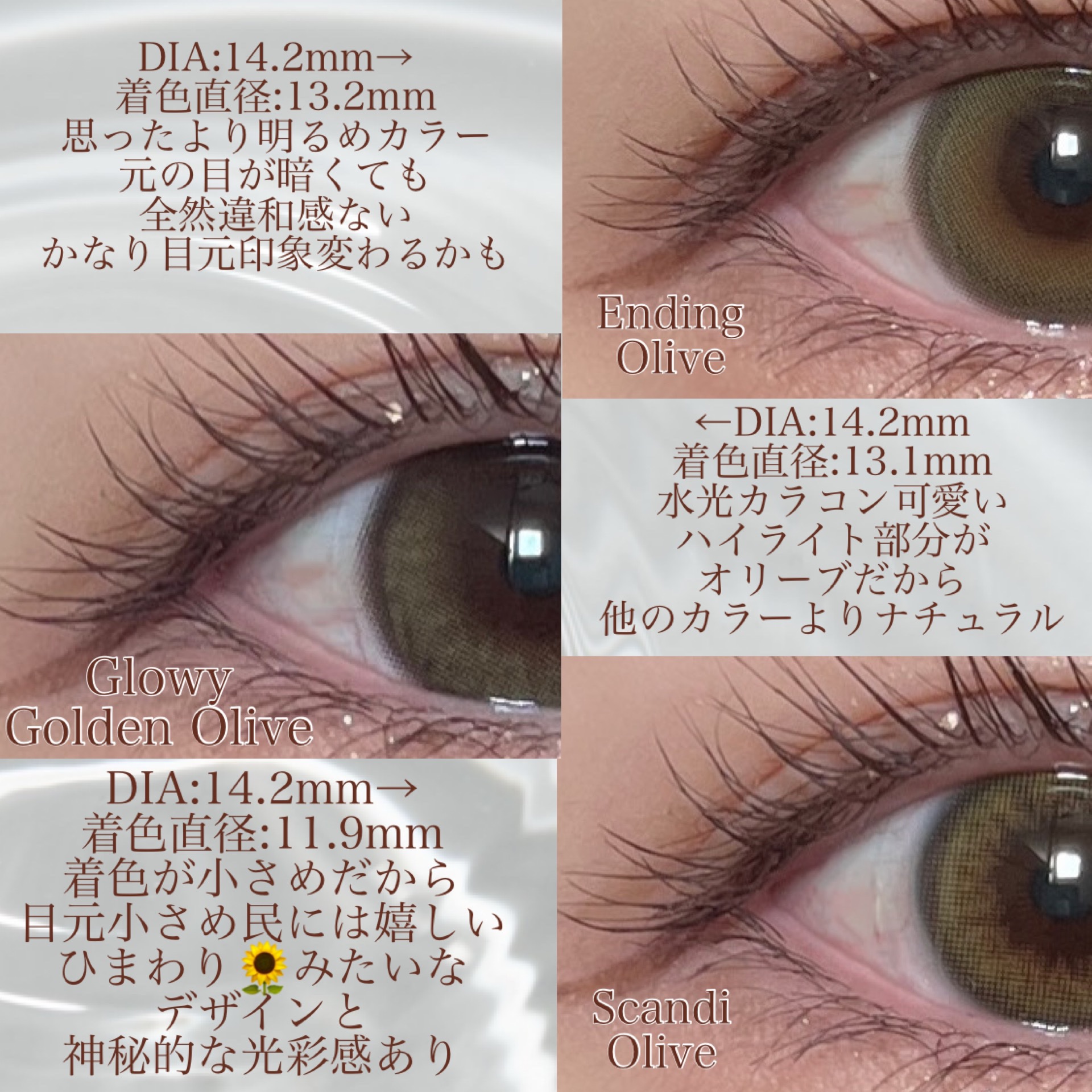 Glowy 1day/OLENS/ワンデー（１DAY）カラコンを使ったクチコミ（2枚目）