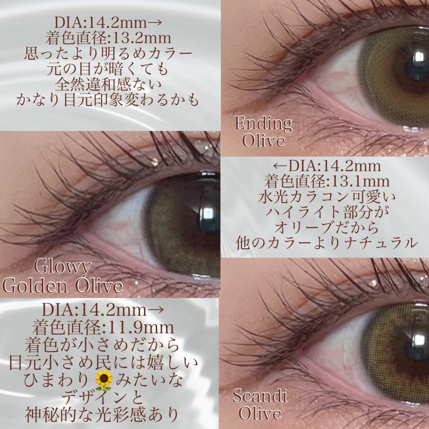 Glowy 1day/OLENS/ワンデー(1DAY)カラコンを使ったクチコミ(2枚目)