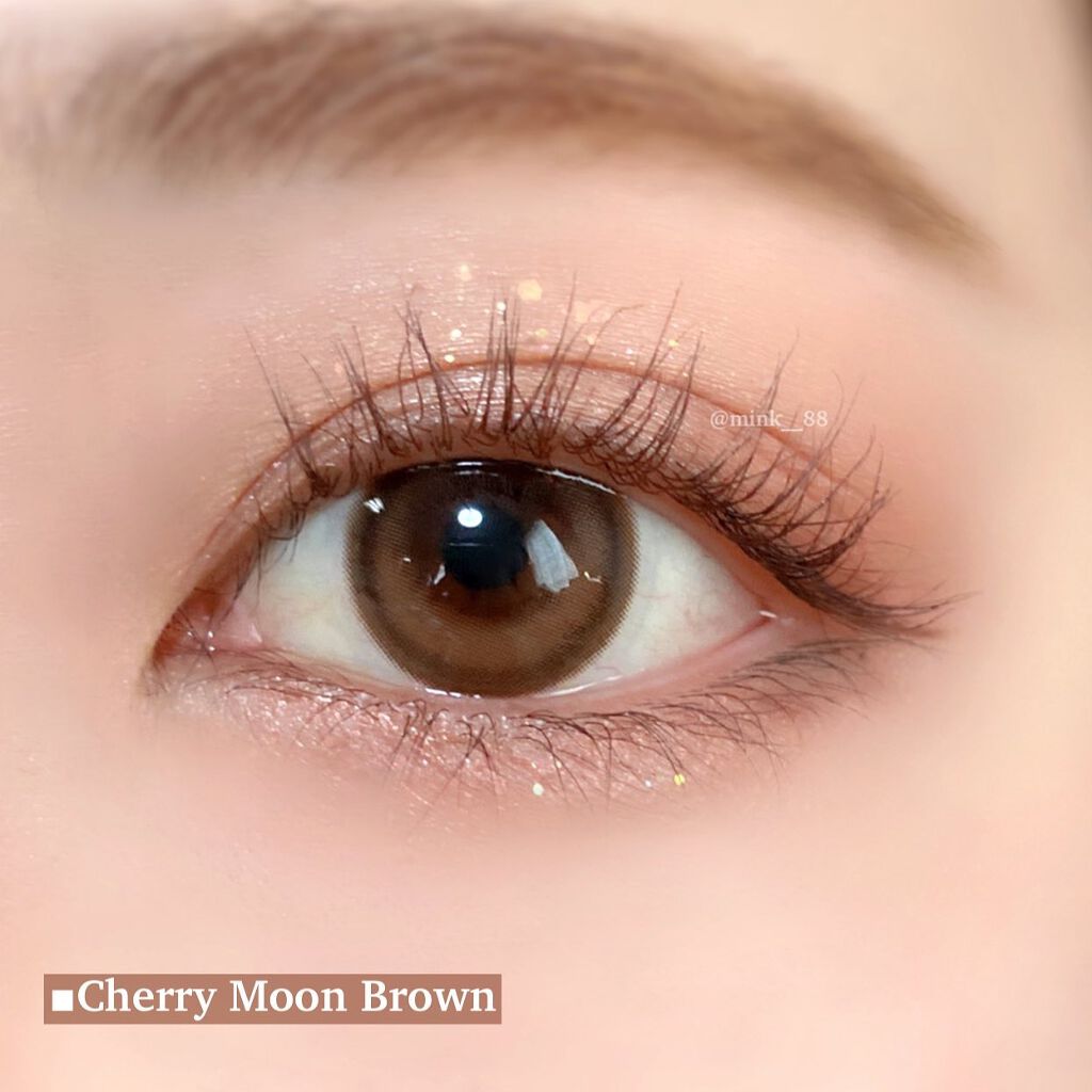Cherry Moon 1day/OLENS/カラーコンタクトレンズを使ったクチコミ（3枚目）