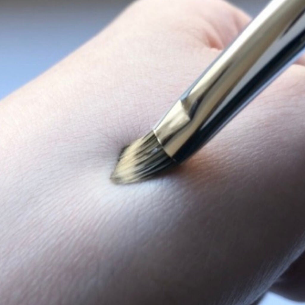 ダブルエンドアイブロウブラシ熊野筆/&be/メイクブラシを使ったクチコミ(5枚目)