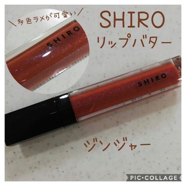 ジンジャーリップバター 9C10 アンティークオレンジ(ニュアンスタイプ)/SHIRO/リップグロスを使ったクチコミ（1枚目）