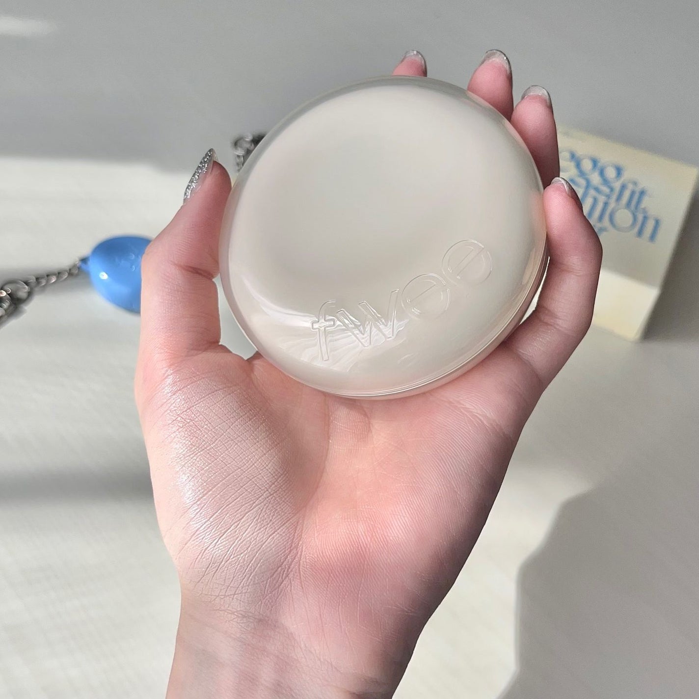 フィー クッションエッグフィットカバー/fwee/クッションファンデーションを使ったクチコミ(7枚目)