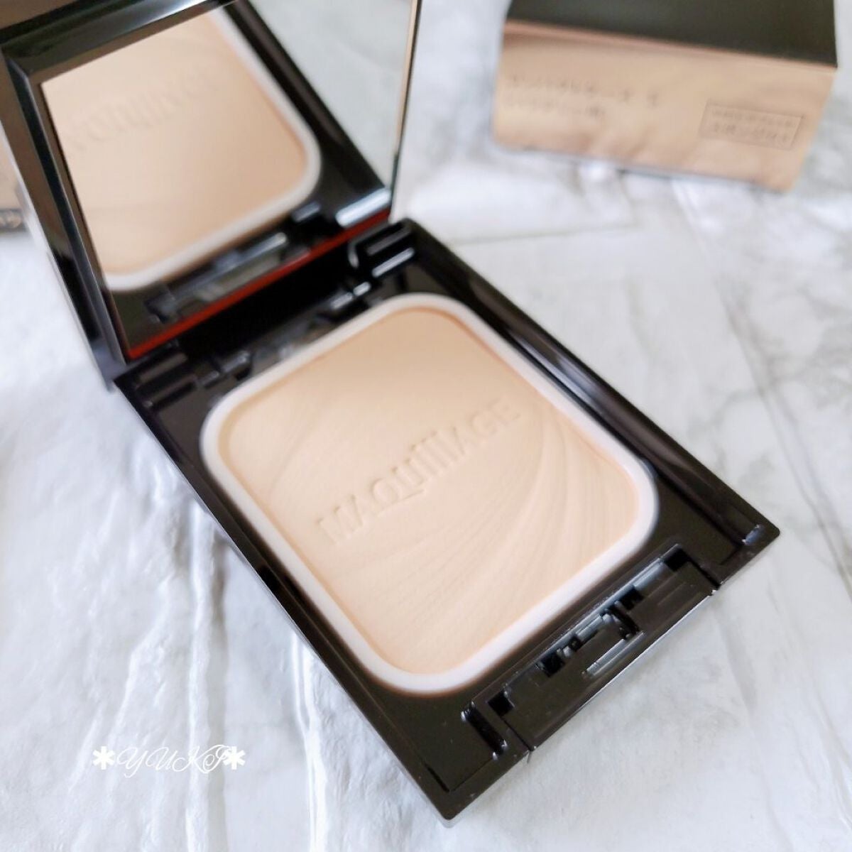 ドラマティックパウダリー EX/マキアージュ/パウダーファンデーションを使ったクチコミ(5枚目)